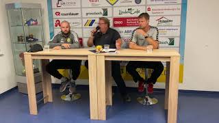 Pressekonferenz in Luckenwalde nach dem RegionalligaSpiel gegen Meuselwitz  31 [upl. by Mace133]