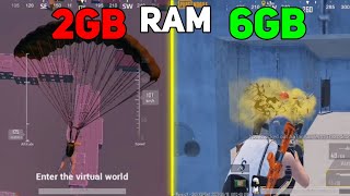 2GB RAM VS 6GB RAM I DEVICE😔 MATTERS I BGMI MOBILE [upl. by Birgit364]