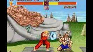 Ken vs Sagat  Street Fighter II  SNES [upl. by Lletram998]