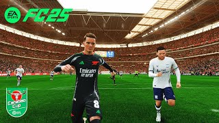 Preston Vs Arsenal  Ft Bukayo Saka Declan Rice  Carabao Cup  Full Match  FC 24 [upl. by Asseram]