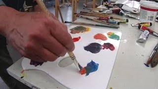 Cobra Water Mixable Oils  Lesson 8  Colour Mixing [upl. by Amato]