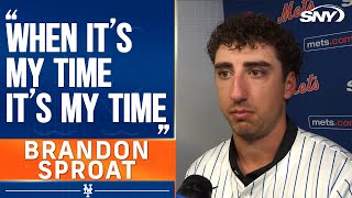 Mets prospect Brandon Sproat on being named Mets Minor League Pitcher of the Year  SNY [upl. by Irec626]