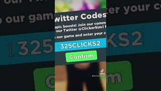 ALL NEW CLICKER SIMULATOR CODES IN ROBLOX  Roblox Clicker Simulator Working Codes 2022 [upl. by Jarib846]