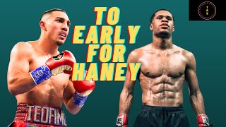 Devin Haney vs Teofimo Lopez To early for Haney [upl. by Aufa]