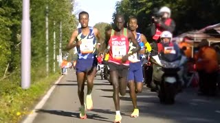 SecondFastest Marathon Race Of The Year  2021 Rotterdam Marathon [upl. by Yeltihw]