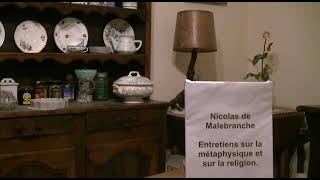 Nicolas de Malebranche Entretiens sur la métaphysique et la religion EMR [upl. by Azial]