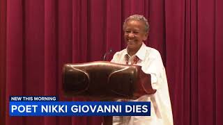 Acclaimed poet and activist Nikki Giovanni dies at 81 [upl. by Adniral]