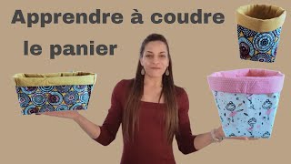 Tuto couture facile le panier [upl. by Olegnaid]