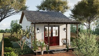 Tiny Haven Beautiful 5x6 m Tiny House Design 30 sqm [upl. by Arayt602]