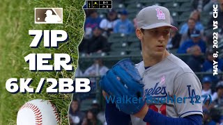 Walker Buehler  May 8 2022  MLB highlights [upl. by Pickering]