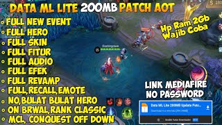 Data ML Lite 200Mb Terbaru Patch Attack On Titan  Ml Lite  Rasa Ori  Datamllite [upl. by Houston]