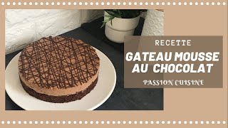 Gâteau Mousse Au Chocolat 🍫😋 [upl. by Bainbrudge]