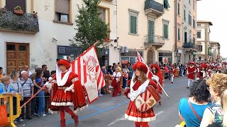 Palio di fucecchio 2024  Ep1  Sfilata Storica delle Contrade  Toscana [upl. by Aneroc]