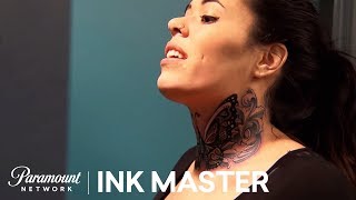 Victorian Throat Tattoos Elimination Tattoo Part II  Master vs Apprentice Season 6 [upl. by Aleahpar]