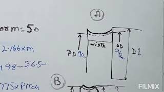 worm wheel Design calculation important formulas [upl. by Terrel]