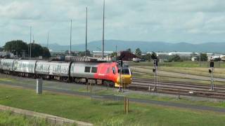 Diesel Tilt Train at Mackay Station [upl. by Barbe932]