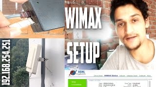 How to set up Bsnl Wimax  CreatorShed [upl. by Marras]