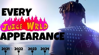 Every JUICE WRLD Appearance in FORTNITE [upl. by Ecnadnac91]