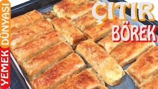 Baklavalık Yufkadan Çıtır Çıtır Patatesli Börek  Yemek Dünyası Börek Tarifleri [upl. by Brockie]