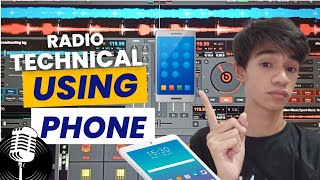 Radio Broadcasting Technical USING PHONE Virtual DJ Tutorial [upl. by Yemerej162]