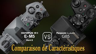 Olympus OMD EM5 Mark III vs Panasonic Lumix G85 Une Comparaison de Caractéristiques [upl. by Wavell960]