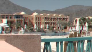 Taba Heights Hyatt Regency Egypt March 2011  3D Anaglyph Video [upl. by Pace177]