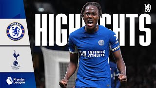 Chelsea 20 Tottenham  CHALOBAH amp JACKSON headers sink Spurs  HIGHLIGHTS  PL 2324 [upl. by Ettevi]