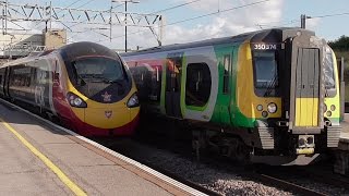 Trains at Milton Keynes Central  030816 [upl. by Blisse]