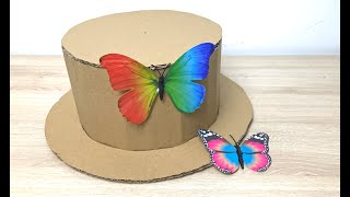 How to Make Cardboard Hats  DIY Project [upl. by Granthem]