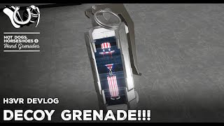 H3VR Early Access Devlog  Decoy Grenade [upl. by Stefanie]