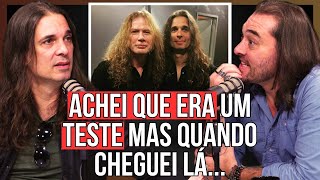 KIKO LOUREIRO CONTA COMO ENTROU NO MEGADETH [upl. by Cleland599]