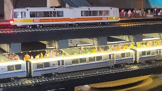 Model BART Train Subway  Embarcadero Station [upl. by Blynn]