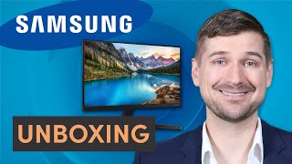 📦 Samsung T35F Monitor  Unboxing amp Assembly [upl. by Dekow]