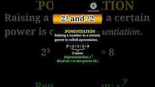 2³ exponentiation and ³2 tetration maths exponents superscript tetra tion [upl. by Edita]