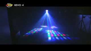 American DJ Lighting Revo 4 LED Moonflower Beams  JB HiFi [upl. by Marigold]