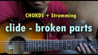 clide  broken parts Guitar chords [upl. by Wendi277]