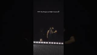 💍Boy parpose a girl at Diljit Dosanjh Pune Concert 🇮🇳 😍diljitdosanjh pune concert youtubeshorts [upl. by Sug]