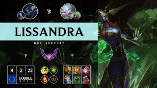 Lissandra Support vs Janna  EUW Master Patch 1413 [upl. by Susumu381]