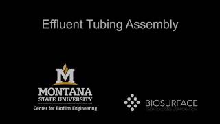 Chapter 07 Effluent tubing assembly [upl. by Auqinehs930]