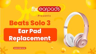 TUTORIAL How To Replace Beats Solo 3 Ear Pads [upl. by Akemet]