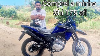 Shineray shi 175 EFI azul comprei a minha [upl. by Trixie]