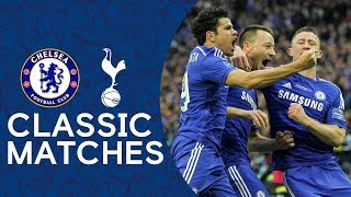 Chelsea 20 Tottenham  John Terry Strike Secures Victory 🏆  League Cup Final Classic Highlights [upl. by Odrarej]