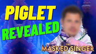 Masked Singer Piglet REVEALED to be Famous Boy Band Member [upl. by Thaddeus]