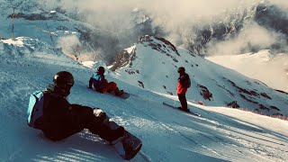 Schilthorn Skiing Mürren  Skiing the Steepest Ski Slope in the Jungfrau [upl. by Bergh143]