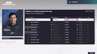 F1 MANAGER 2024 MCLAREN NO COMMENTARY CAREER MODE 10 SPAIN DOMINANCE [upl. by Ahsiekan]