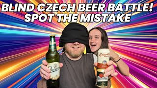 Blind Czech Beer Battle Staropramen VS Pilsner urquel VS Budvar Watch till end Carla messed up 😂 [upl. by Schnurr]