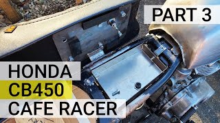 Tuffside Seat Installation  Honda CB450  Cafe Racer  Part 3 [upl. by Suoicerp]