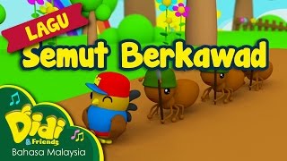 Lagu Kanak Kanak  Semut Berkawad  Didi amp Friends [upl. by Omsare678]