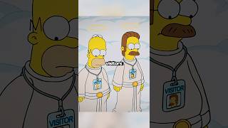 Homer and Ned met God☁️ shorts [upl. by Tima]