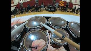 2022 Irondale Winter Drumline Tenor Cam 2 [upl. by Anivlek]